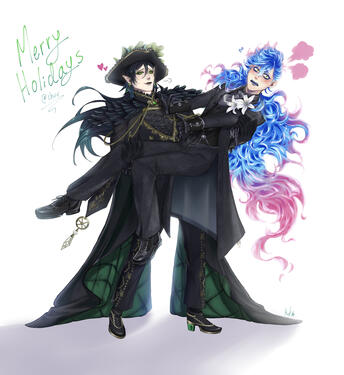 Malleus &amp; Idia (Fan Art)