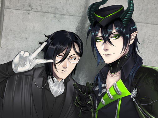 Sebastian &amp; Malleus (Fan Art)